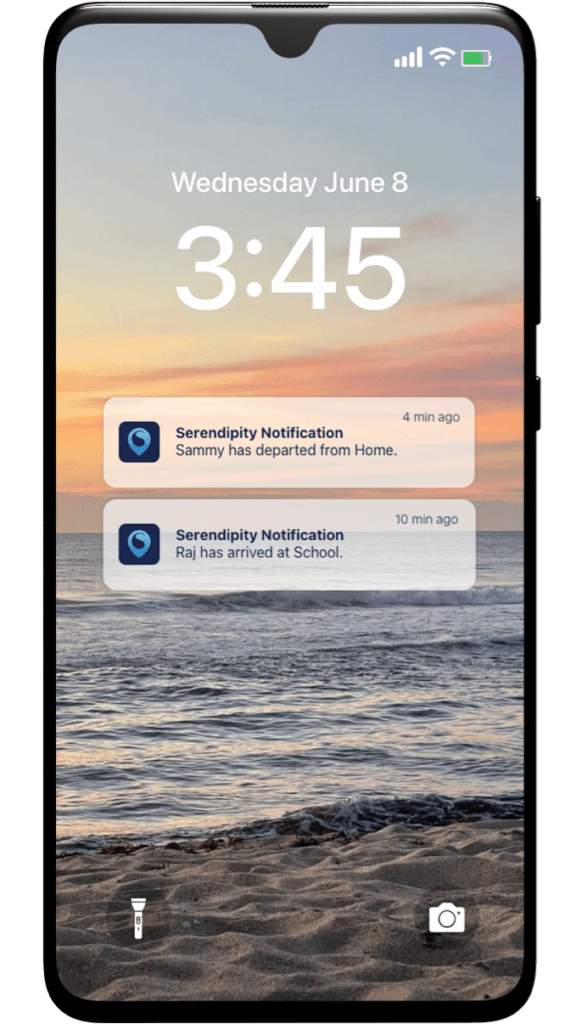 Place alert notifications
